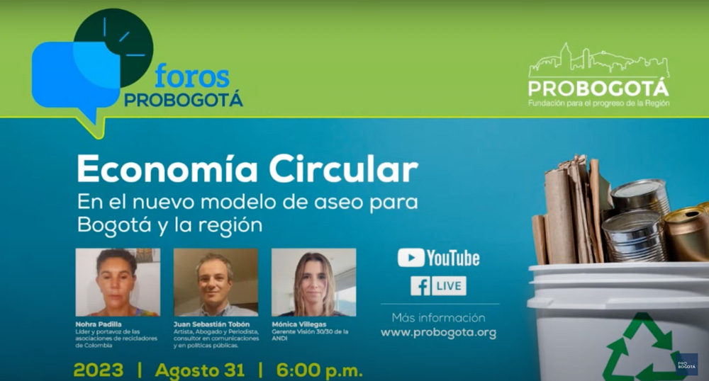 Economía circular en el nuevo modelo de aseo para Bogotá y la región