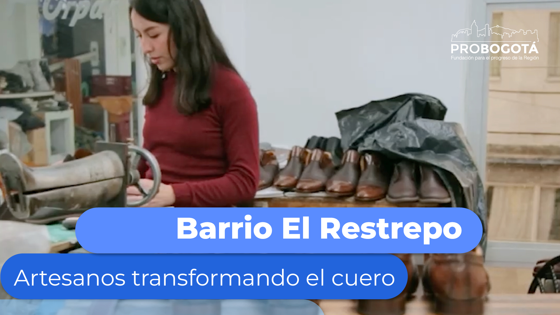 ¿Sabías que en el barrio El Restrepo el cuero se transforma en las manos de artesanos?